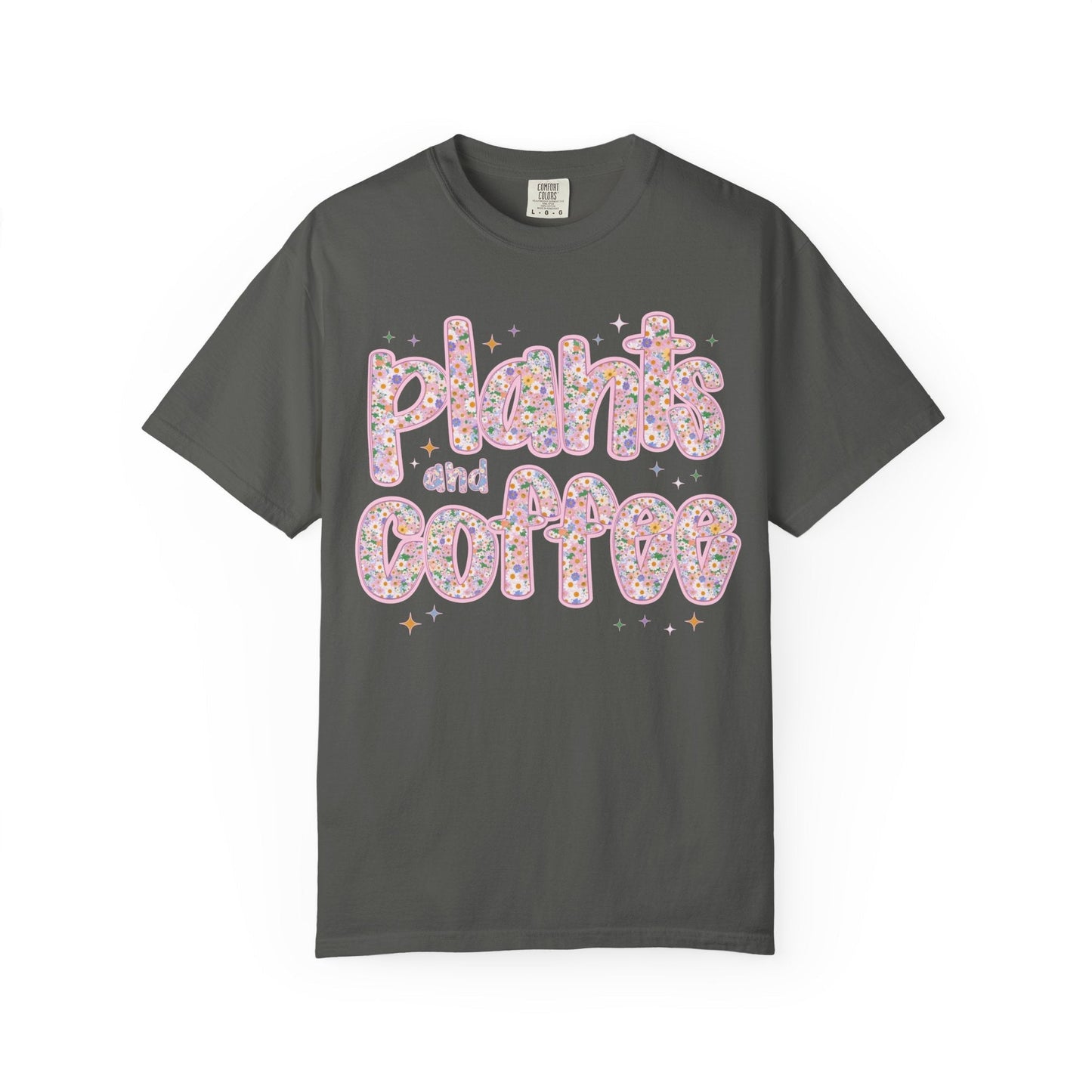 Plants and Coffee Floral Tee