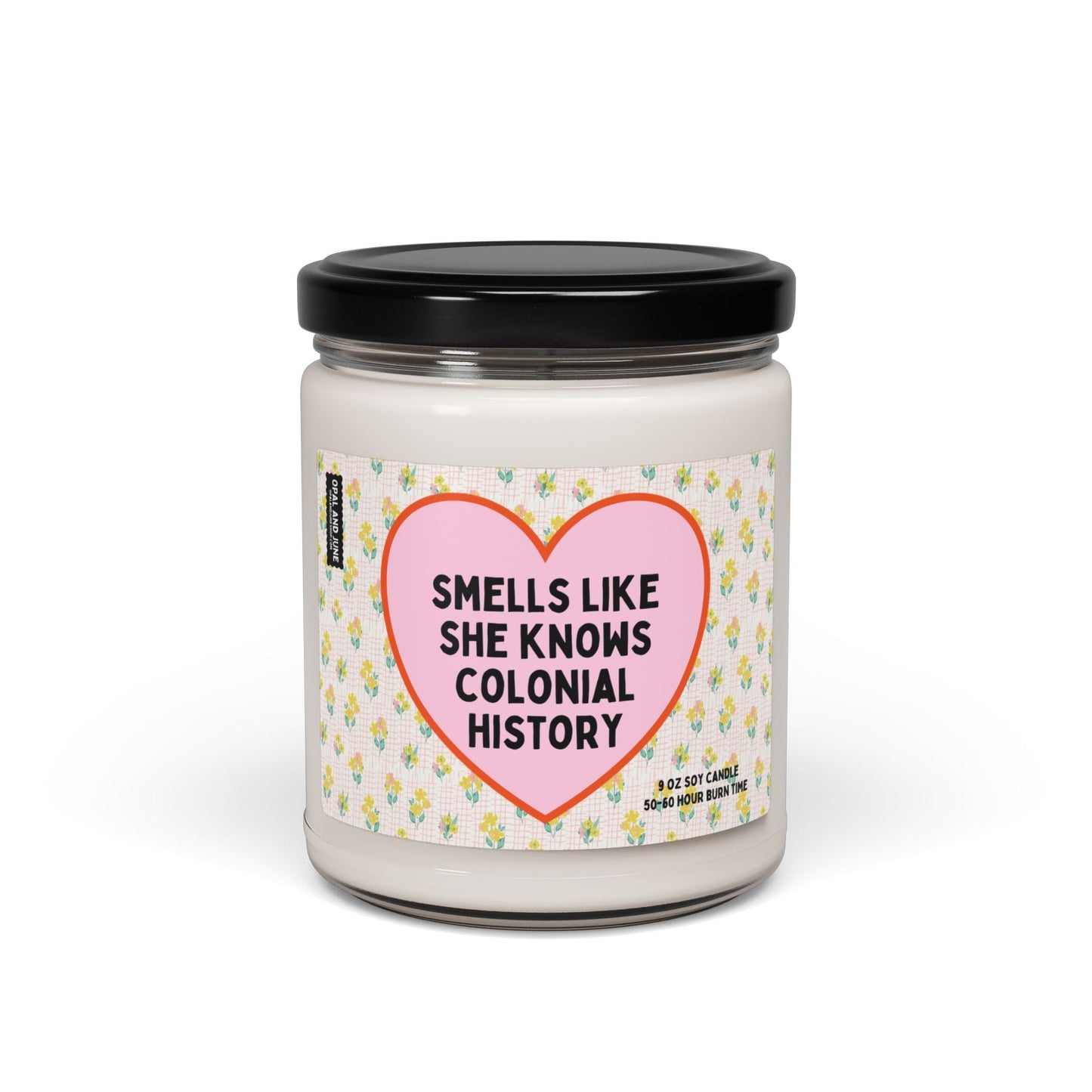 Colonial History Gift: 9 Oz Candle