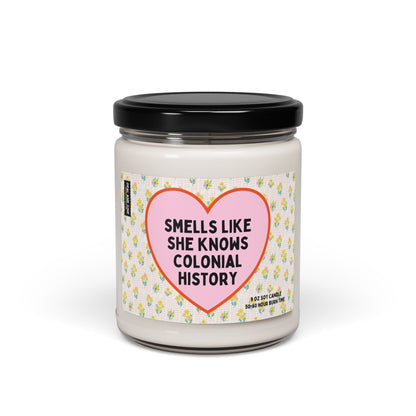 Colonial History Gift: 9 Oz Candle