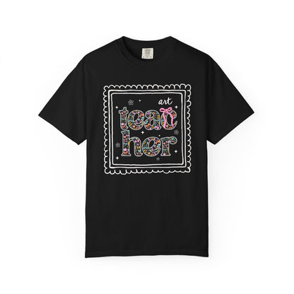 Colorful Art Teacher Tee Shirt