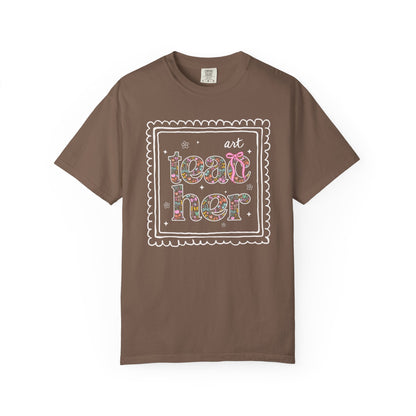 Colorful Art Teacher Tee Shirt