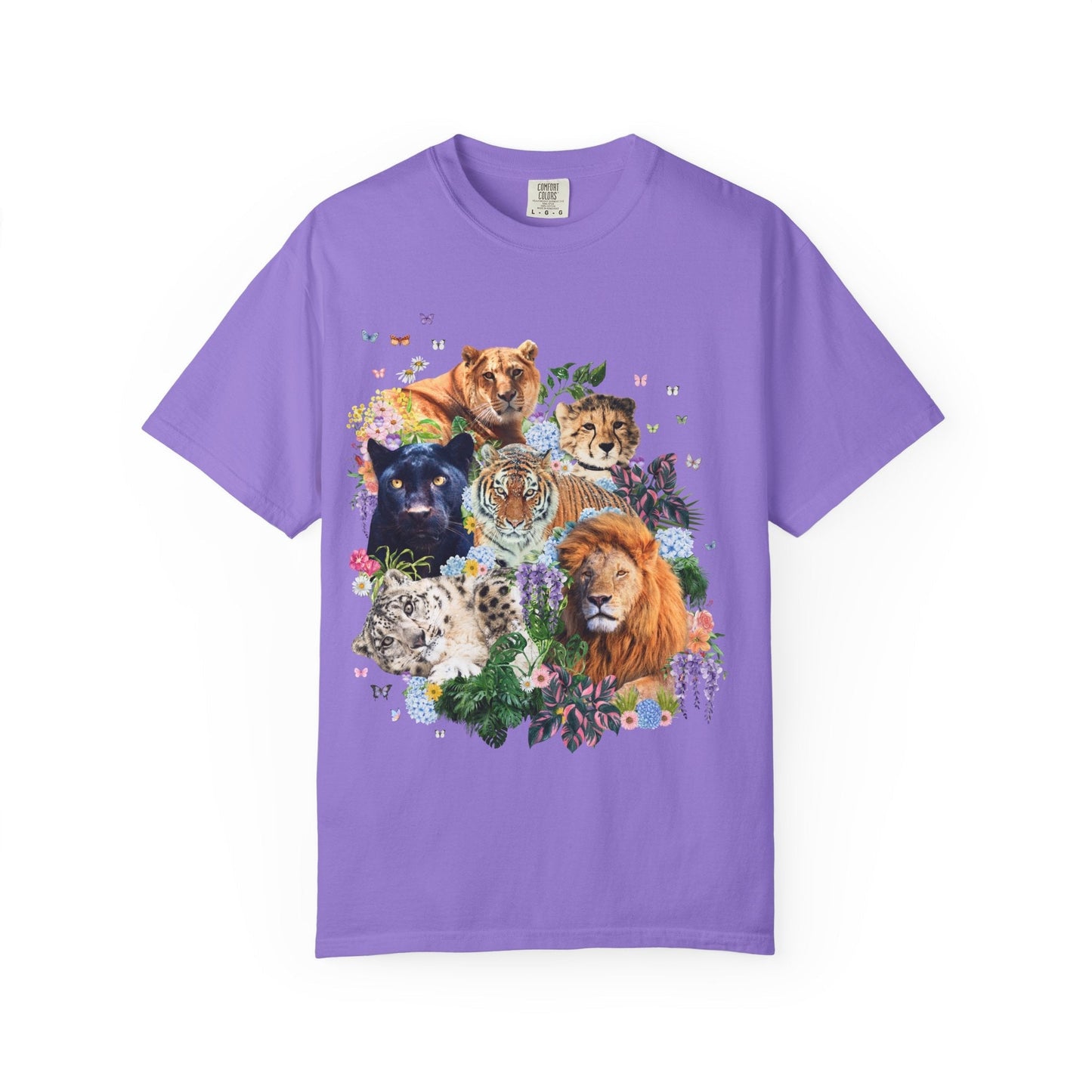 Colorful Big Cat Tee