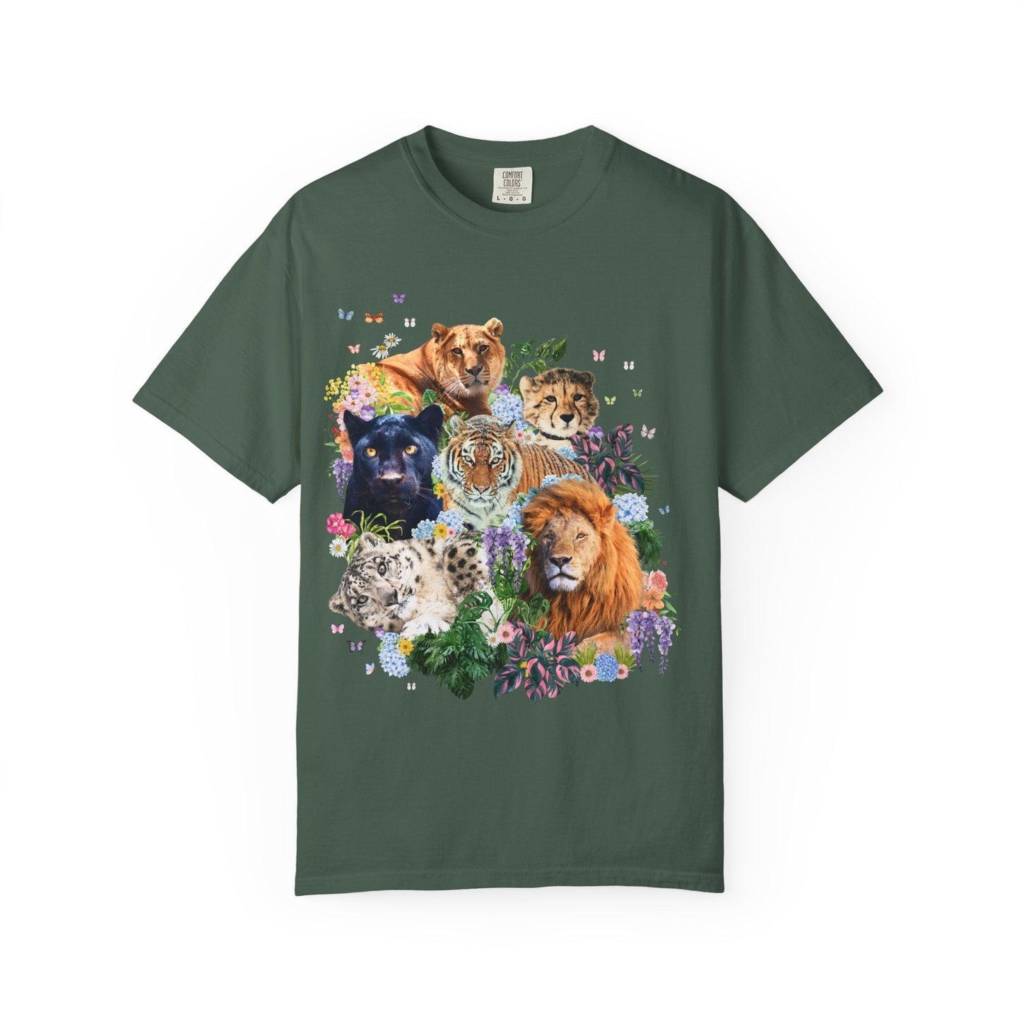 Colorful Big Cat Tee