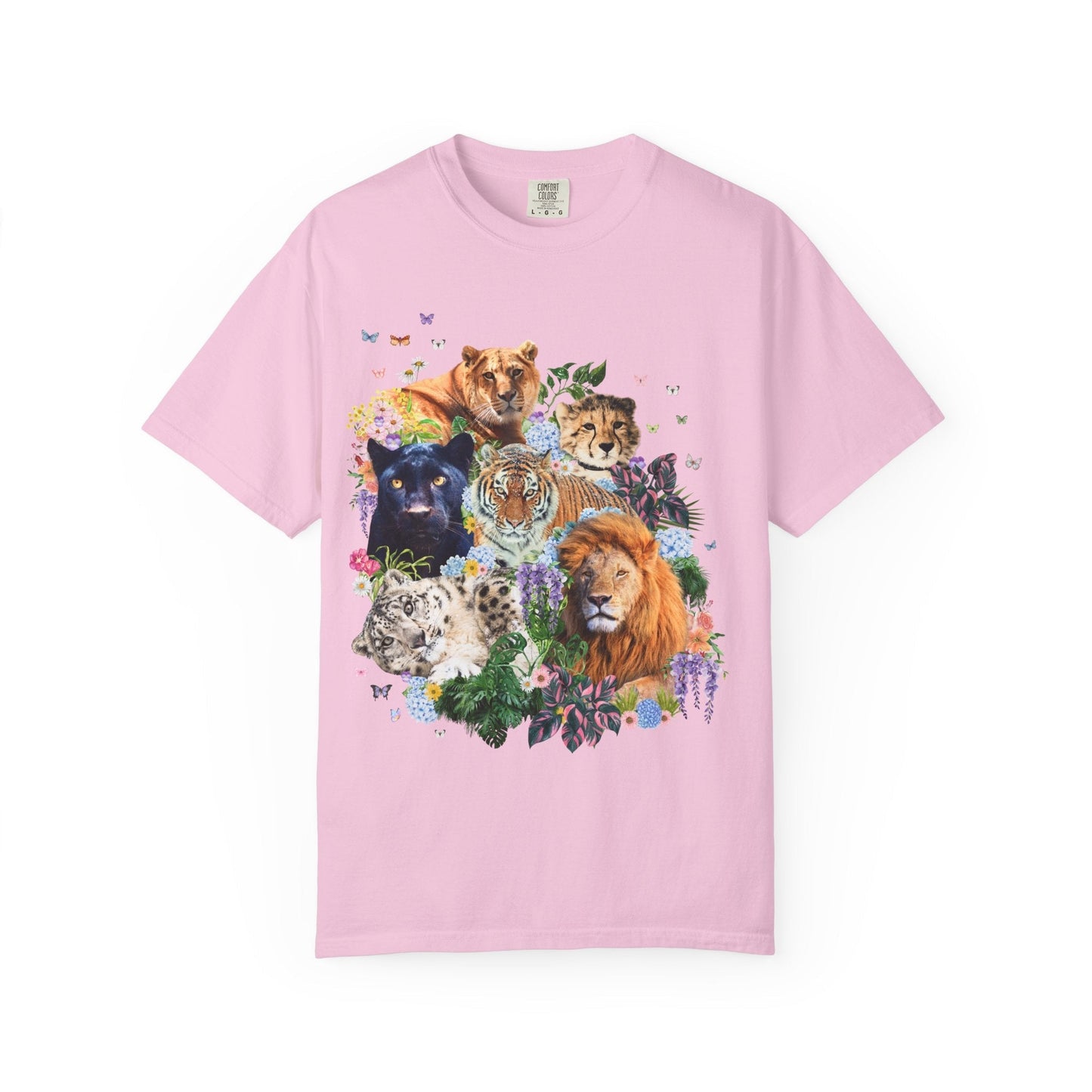 Colorful Big Cat Tee
