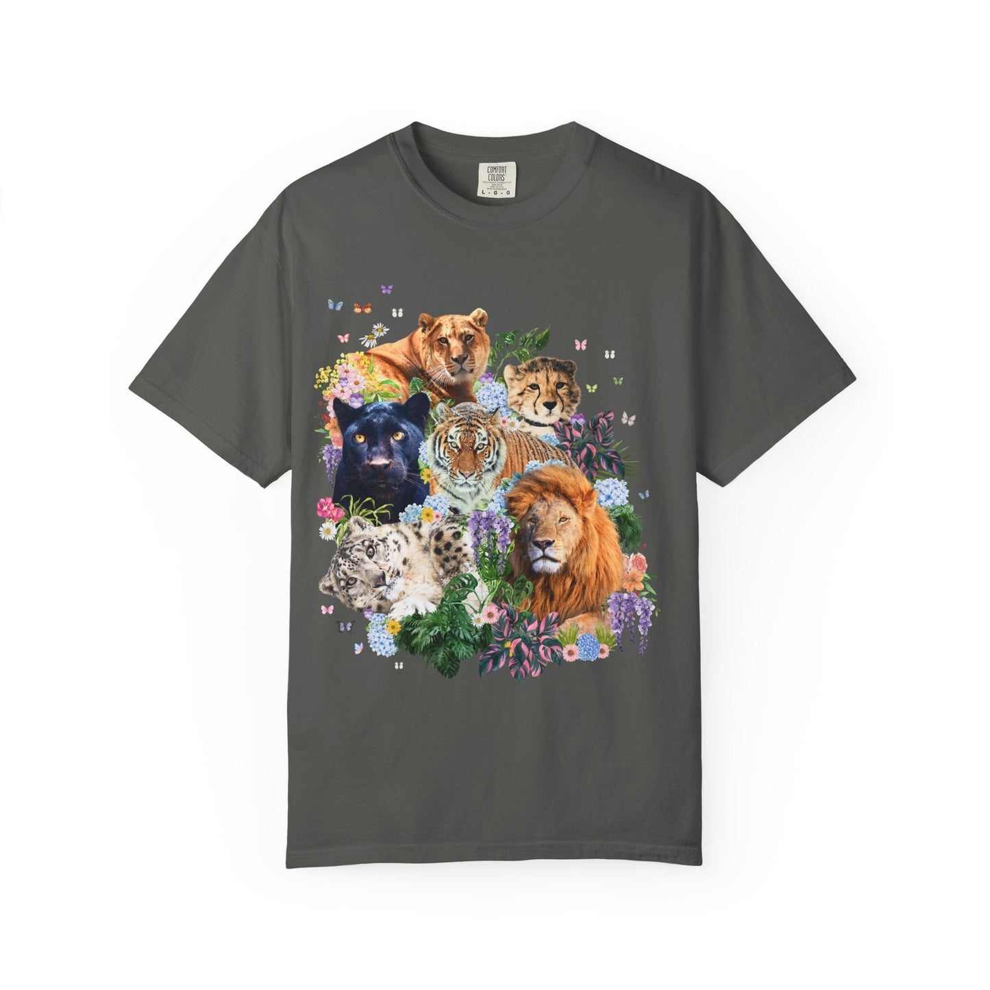 Colorful Big Cat Tee