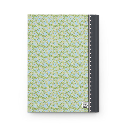 Blue + Green Floral Notebook