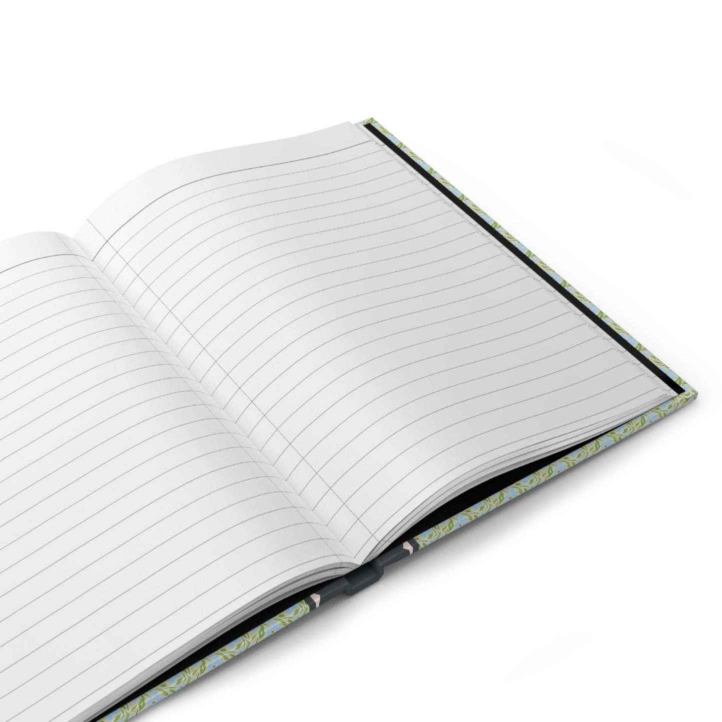 Blue + Green Floral Notebook