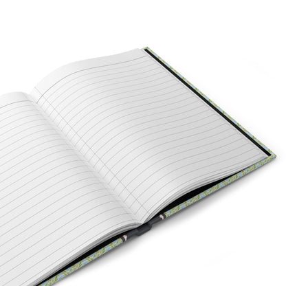 Blue + Green Floral Notebook