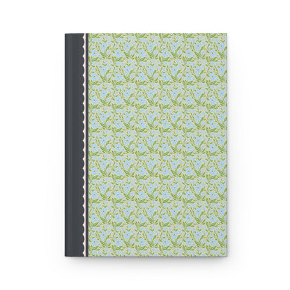 Blue + Green Floral Notebook