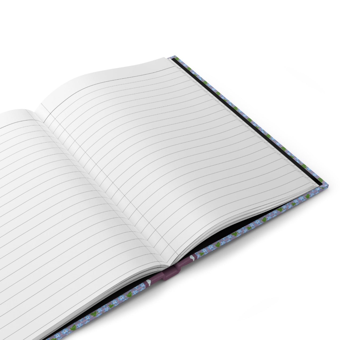 Colorful Blue Floral Notebook