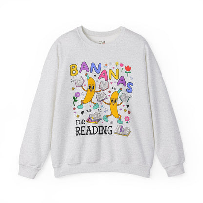 Colorful Bookworm Sweatshirt with Fruit