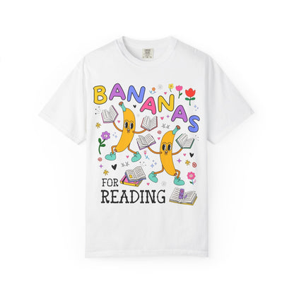 Colorful Bookworm Tee Shirt with Fruit