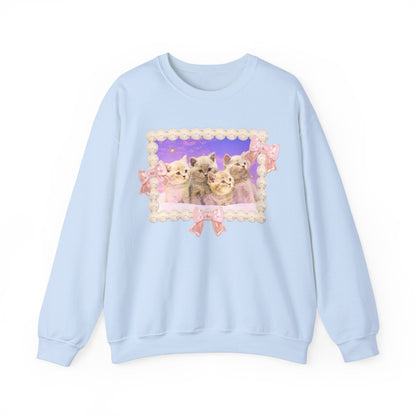 Weirdcore Dreamcore Cat Sweatshirt