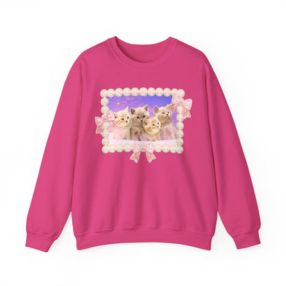 Weirdcore Dreamcore Cat Sweatshirt