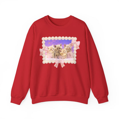 Weirdcore Dreamcore Cat Sweatshirt