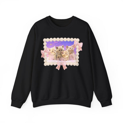 Weirdcore Dreamcore Cat Sweatshirt