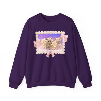 Weirdcore Dreamcore Cat Sweatshirt