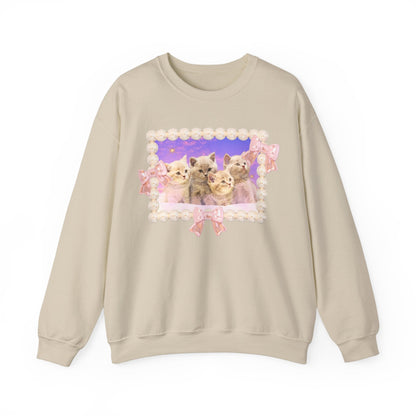 Weirdcore Dreamcore Cat Sweatshirt