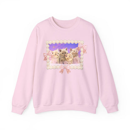 Weirdcore Dreamcore Cat Sweatshirt