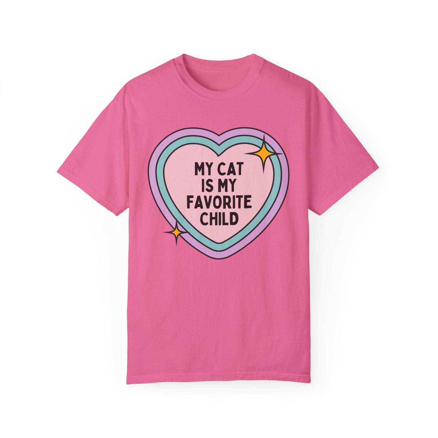 Colorful Cat Mom Tee Shirt