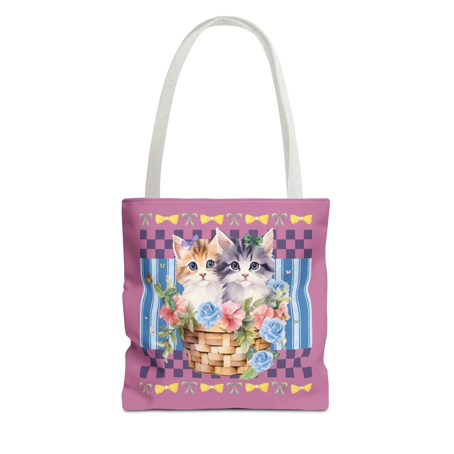 Colorful Cat Mom Tote Bag