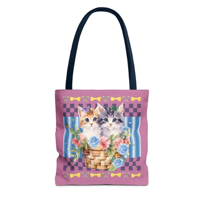 Colorful Cat Mom Tote Bag