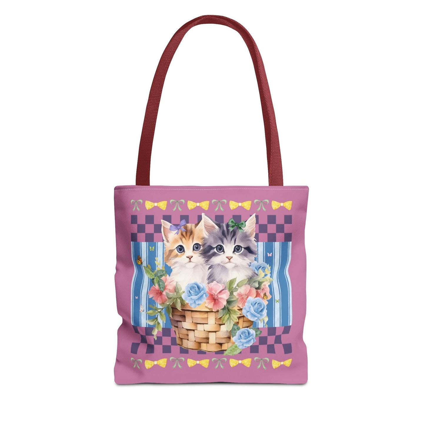Colorful Cat Mom Tote Bag