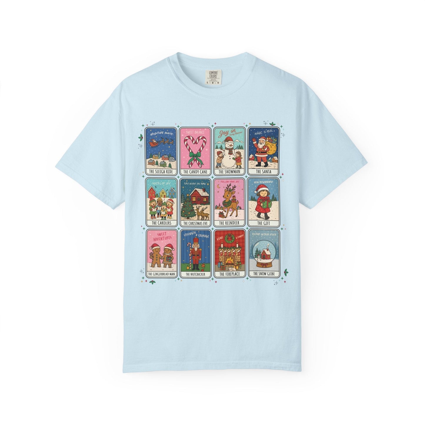 Colorful Christmas Holiday Tee Shirt
