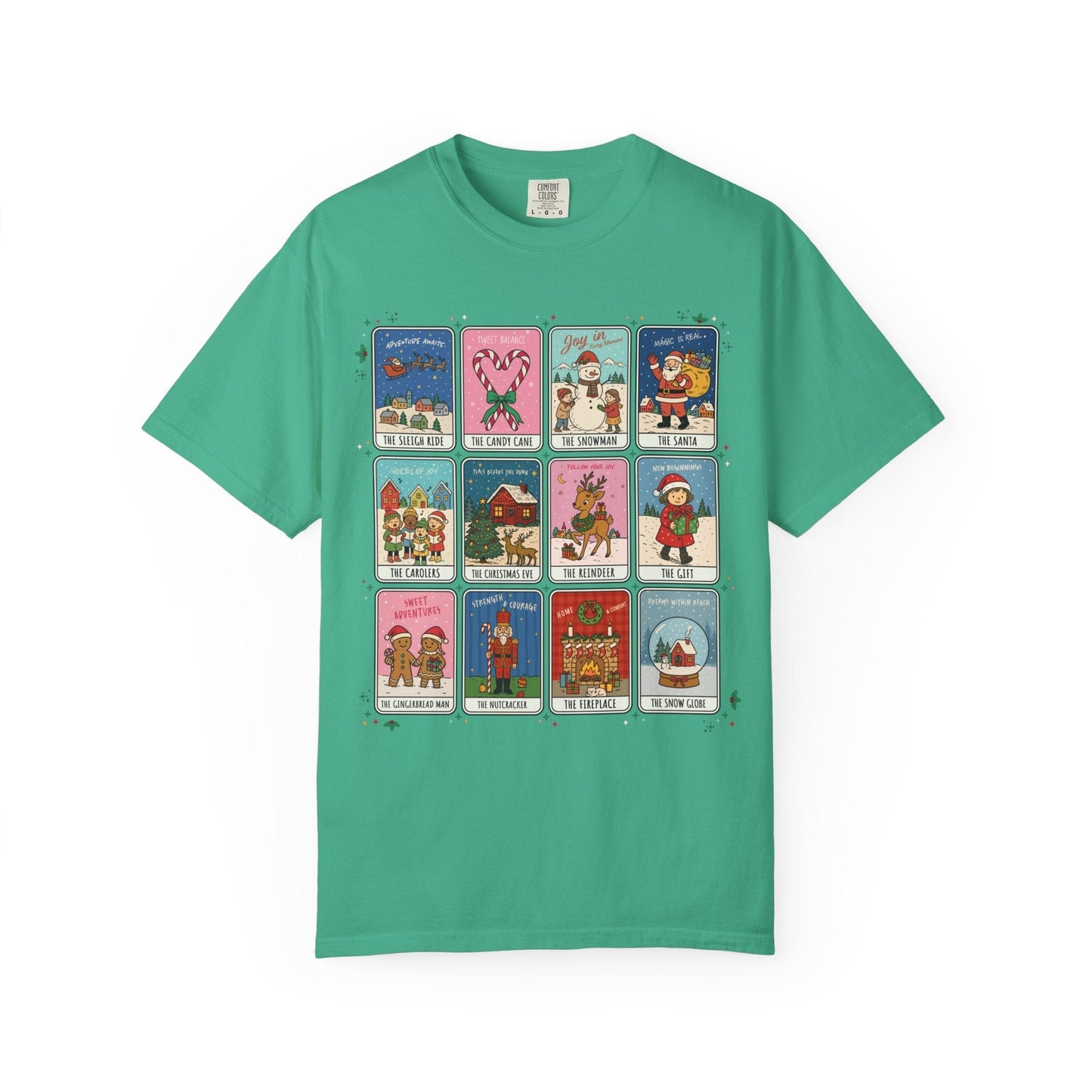 Colorful Christmas Holiday Tee Shirt