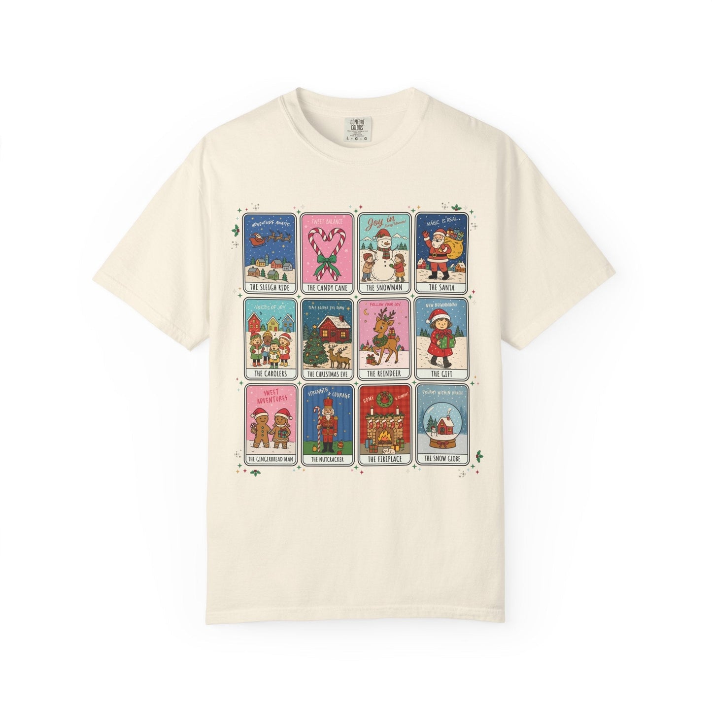 Colorful Christmas Holiday Tee Shirt