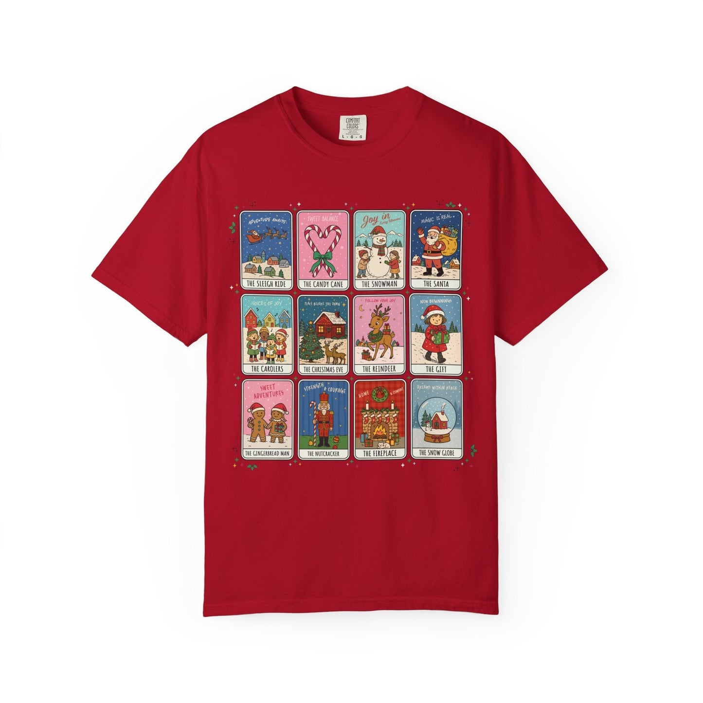 Colorful Christmas Holiday Tee Shirt