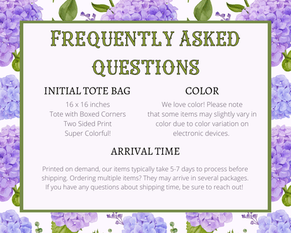 Personalized Initial Tote Bag, Cute Purple Gingham Tote Bag with Initial, Gift for Sister, Matching Wedding or Bachelorette Party Gift: C