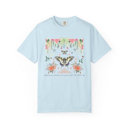 Colorful Delaware Butterfly Lover Tee