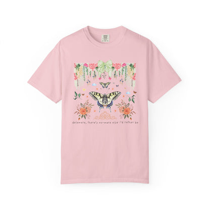 Colorful Delaware Butterfly Lover Tee