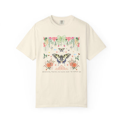 Colorful Delaware Butterfly Lover Tee