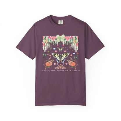 Colorful Delaware Butterfly Lover Tee