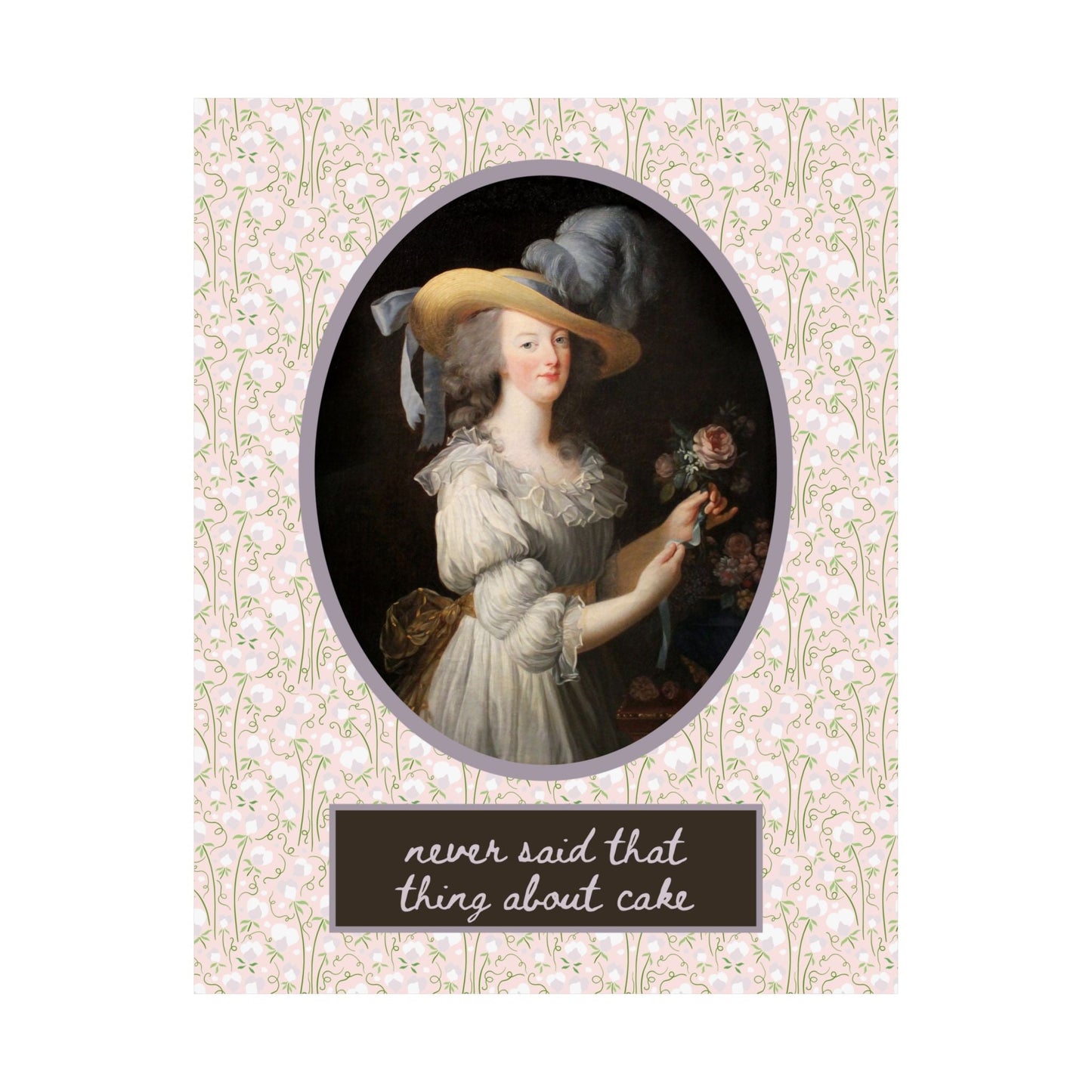 French History Art Poster: Marie Antoinette