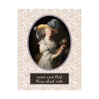 French History Art Poster: Marie Antoinette