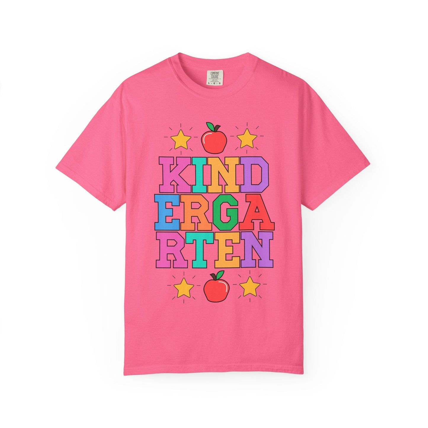 Colorful Kindergarten Teacher Tee