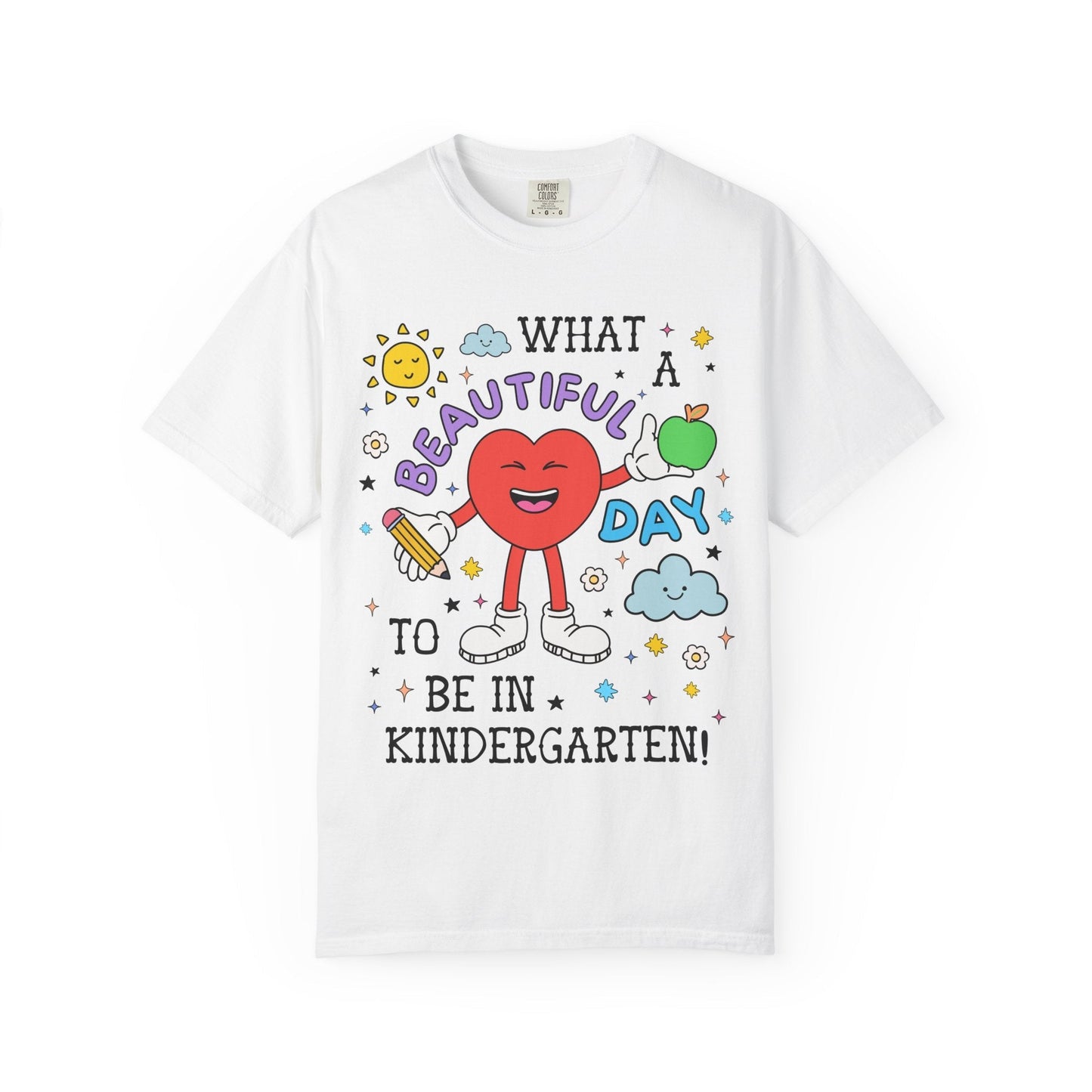 Colorful Kindergarten Teacher Tee