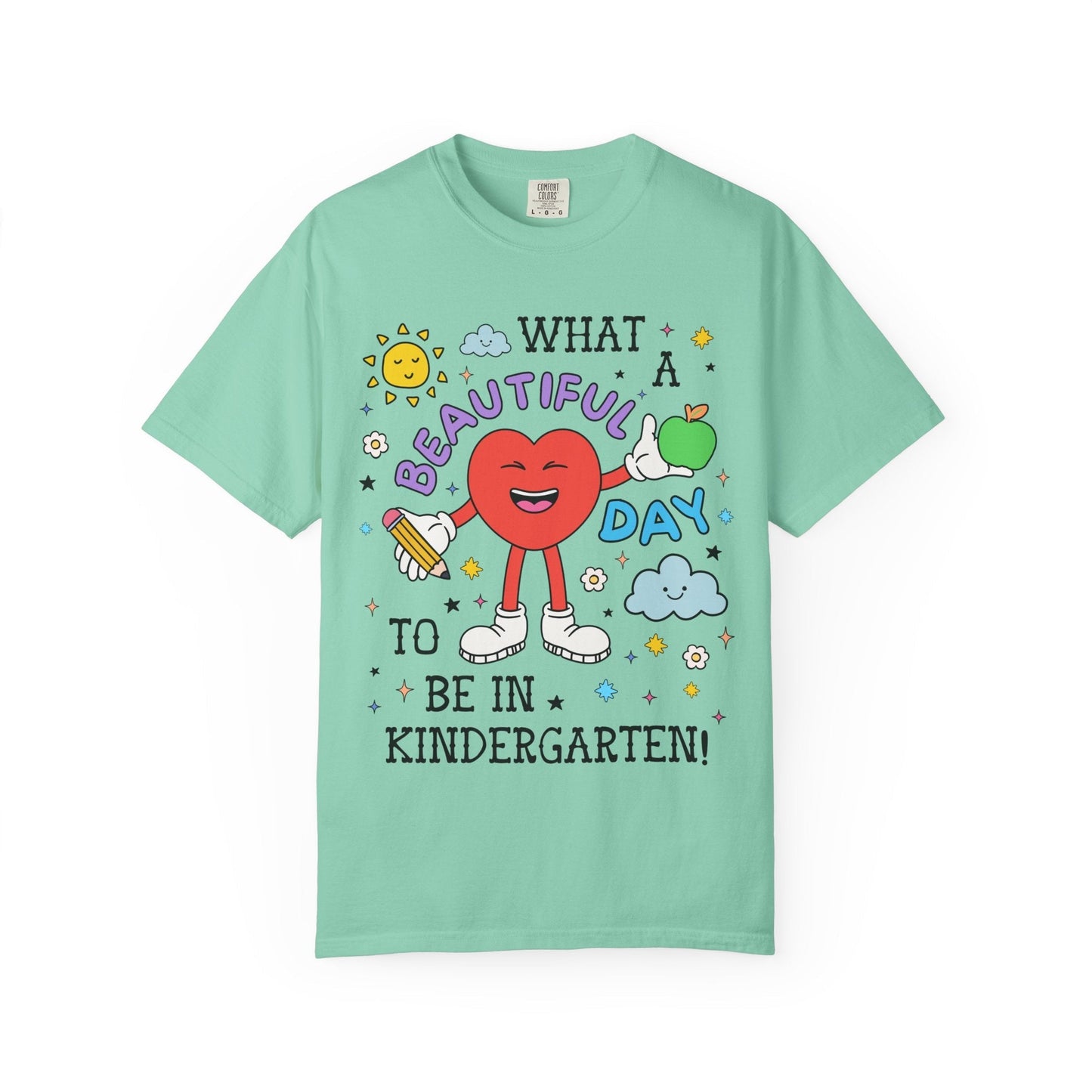 Colorful Kindergarten Teacher Tee