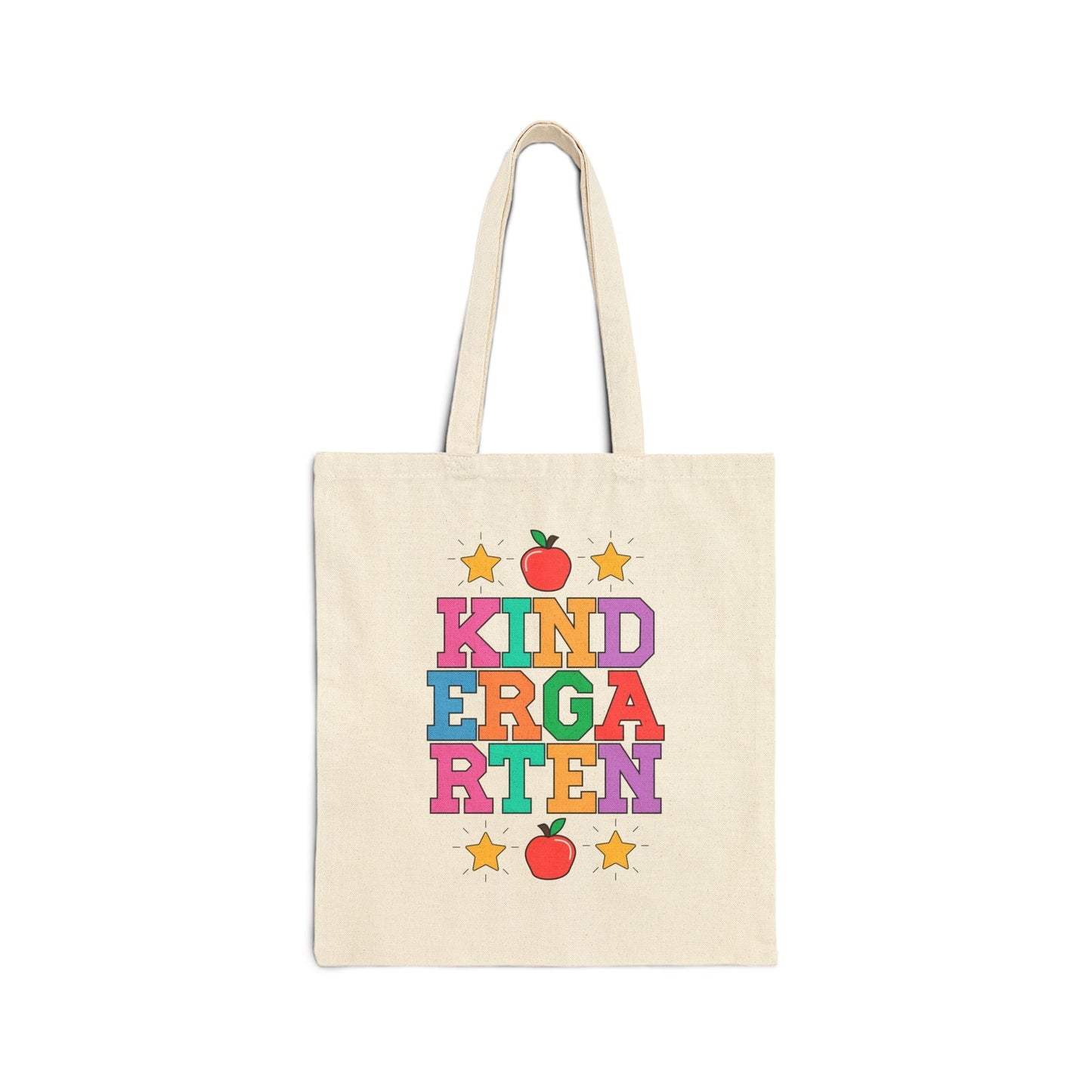 Colorful Kindergarten Teacher Tote