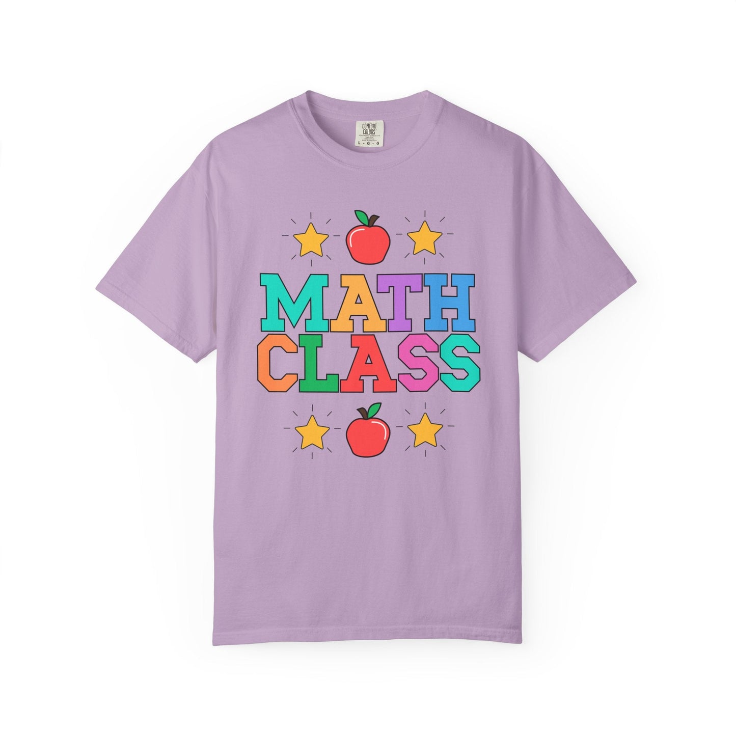 Colorful Math Teacher Tee