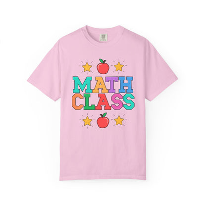 Colorful Math Teacher Tee