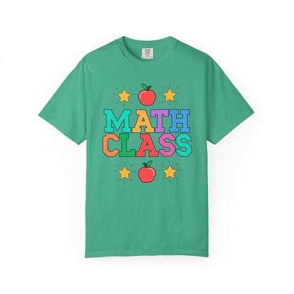 Colorful Math Teacher Tee