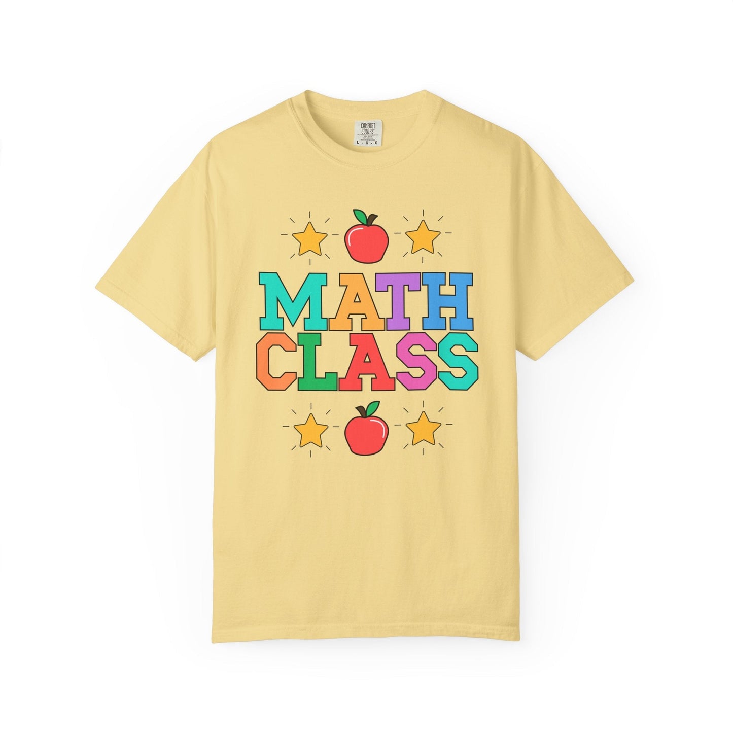 Colorful Math Teacher Tee