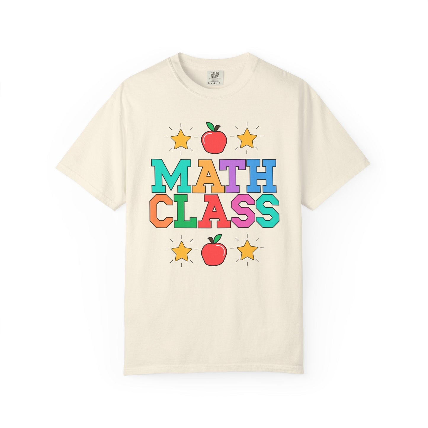 Colorful Math Teacher Tee