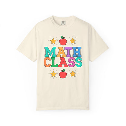 Colorful Math Teacher Tee