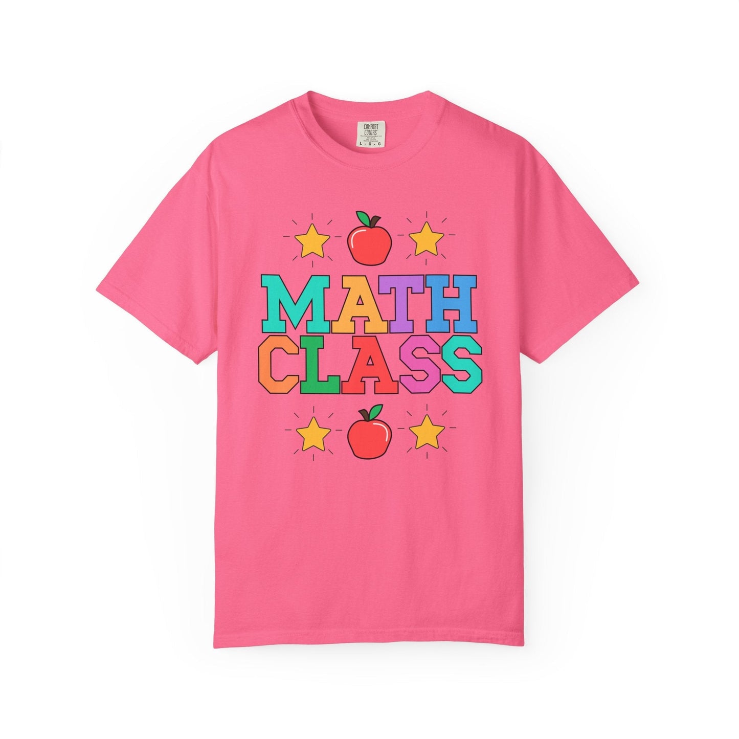 Colorful Math Teacher Tee