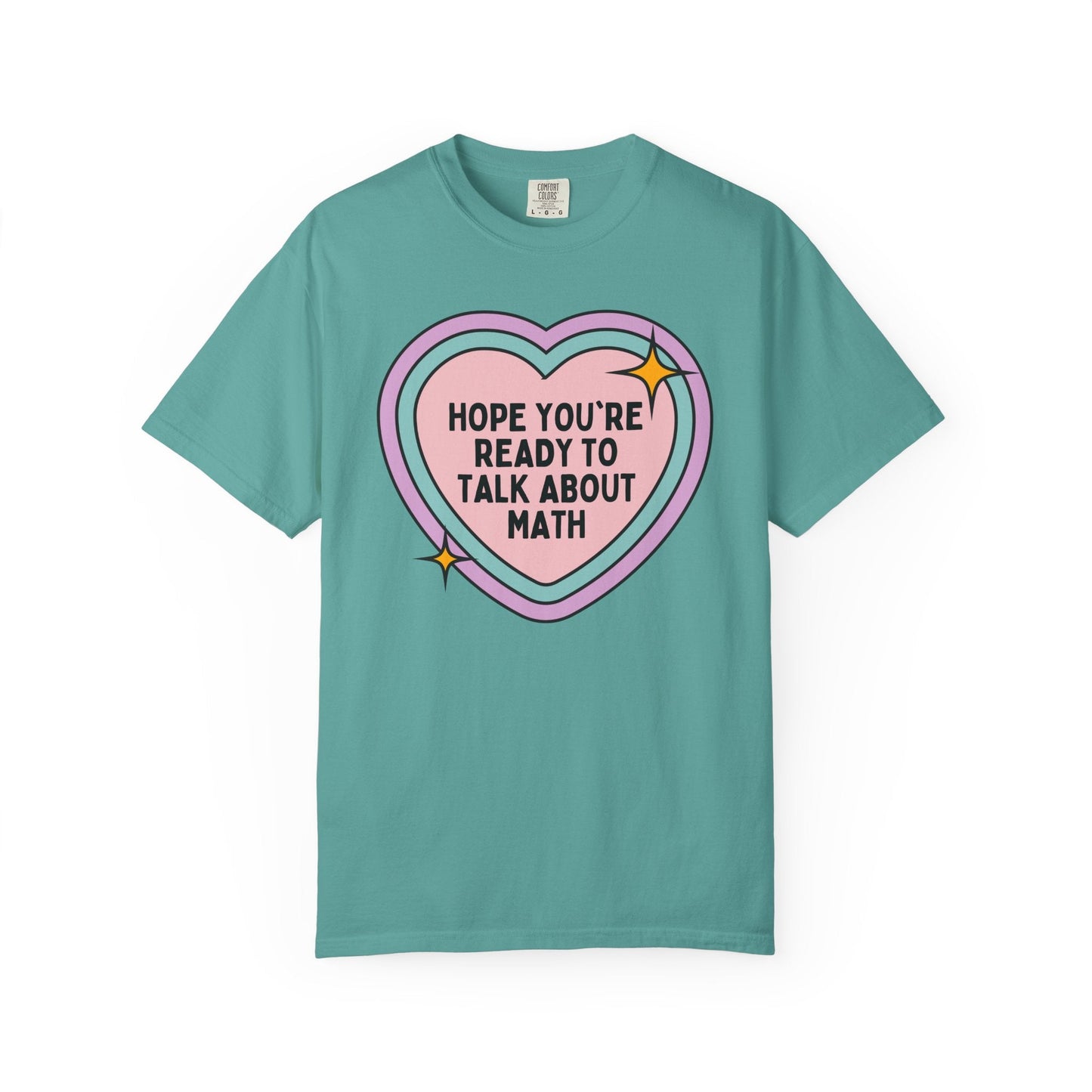 Colorful Math Teacher Tee Shirt